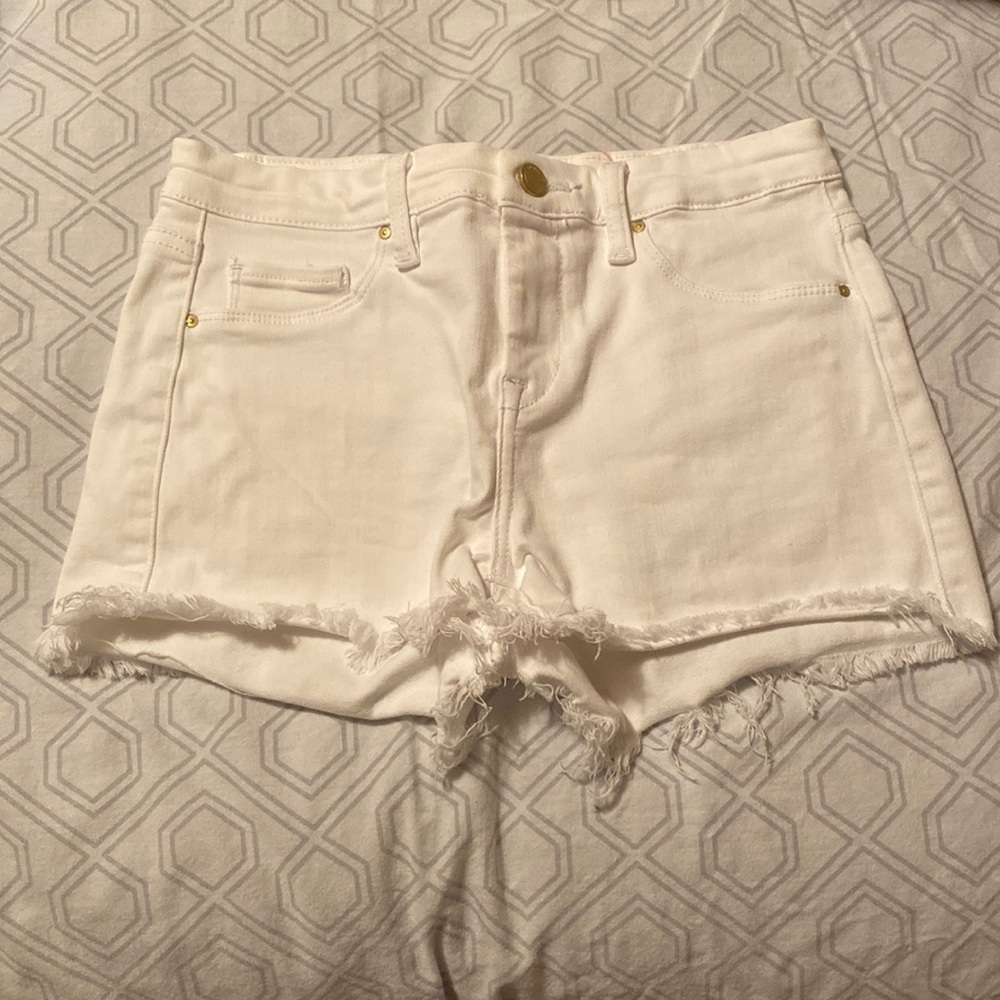 Girls White BlankNYC Jean Shorts